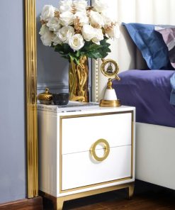 TỦ ĐẦU GIƯỜNG WHITE CHASSIS