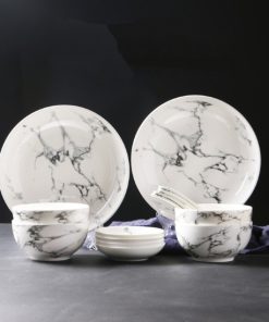 Bộ chén dĩa sứ NORDIC MARBLE
