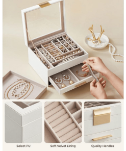 Hộp Đựng Trang Sức WHITE ALVA